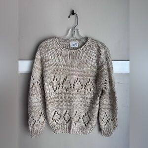 Chic Knit Sweater in Cream by Midnight Blues